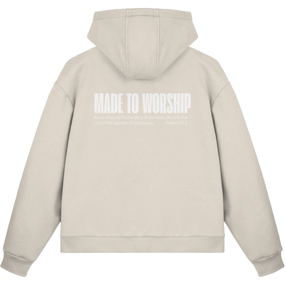 Made to Worship - Fluffy Boxcut Zipper