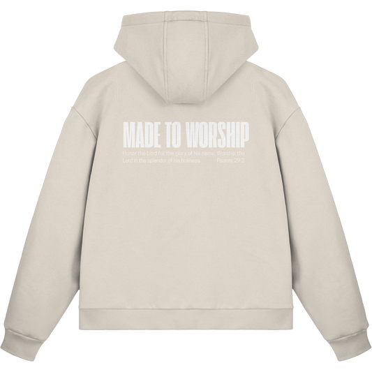 Made to Worship - Fluffy Boxcut Zipper