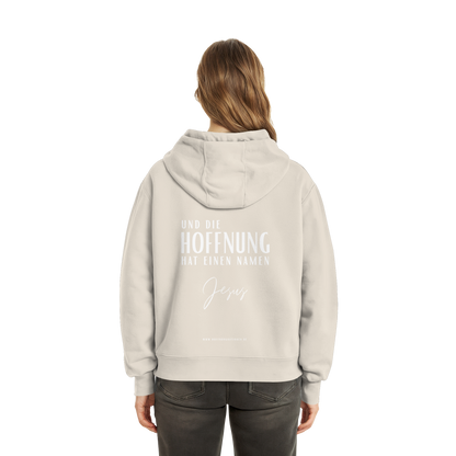 Die Hoffnung hat einen Namen - Jesus - Fluffy Boxcut Zipper