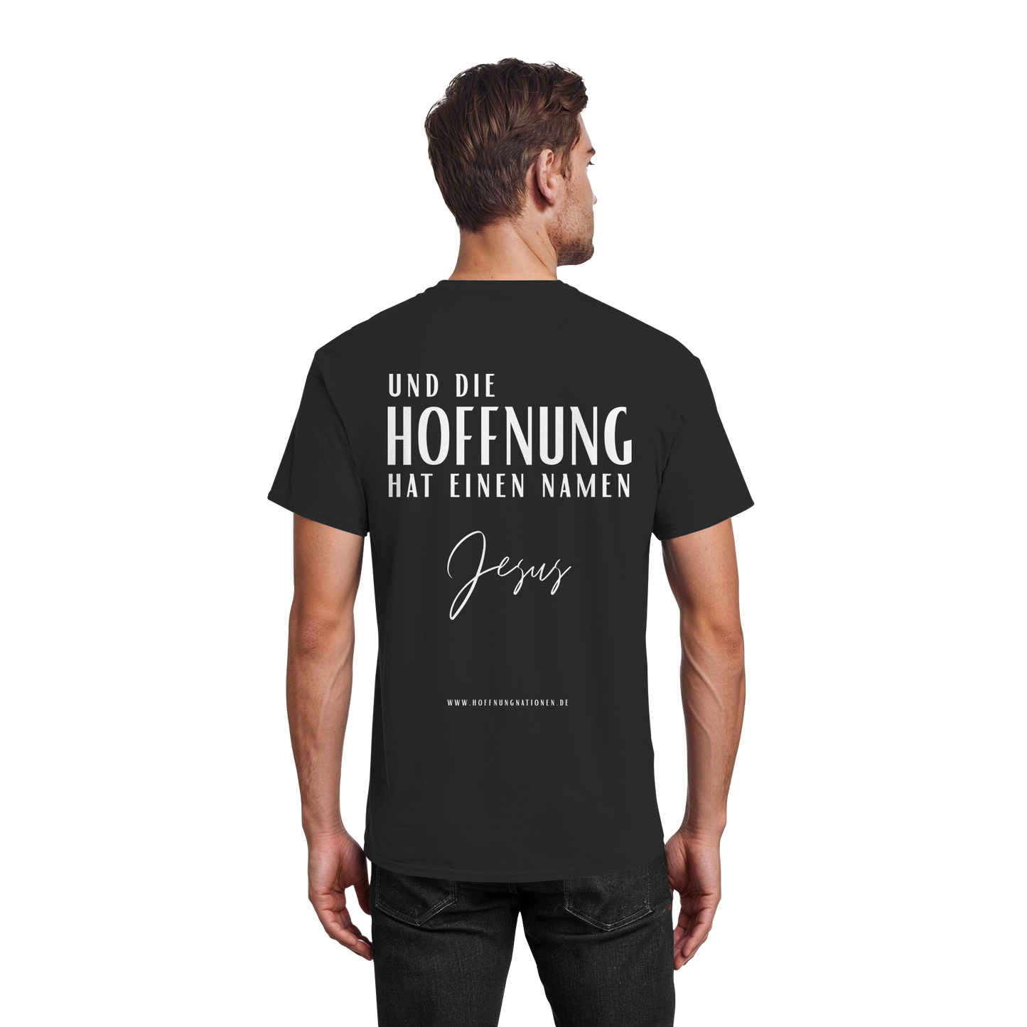 Die Hoffnung hat einen Namen - Jesus - T-Shirt