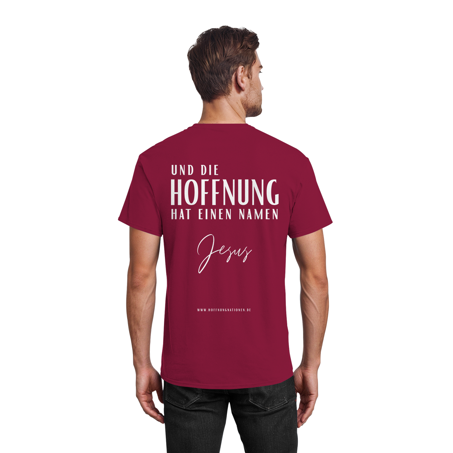 Die Hoffnung hat einen Namen - Jesus - T-Shirt