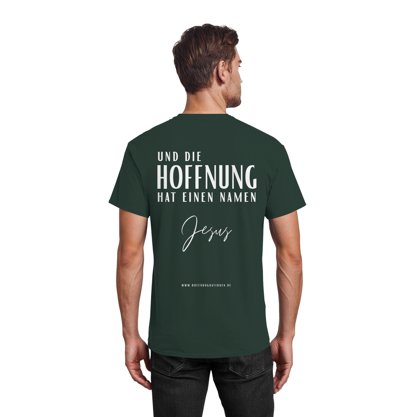 Die Hoffnung hat einen Namen - Jesus - T-Shirt