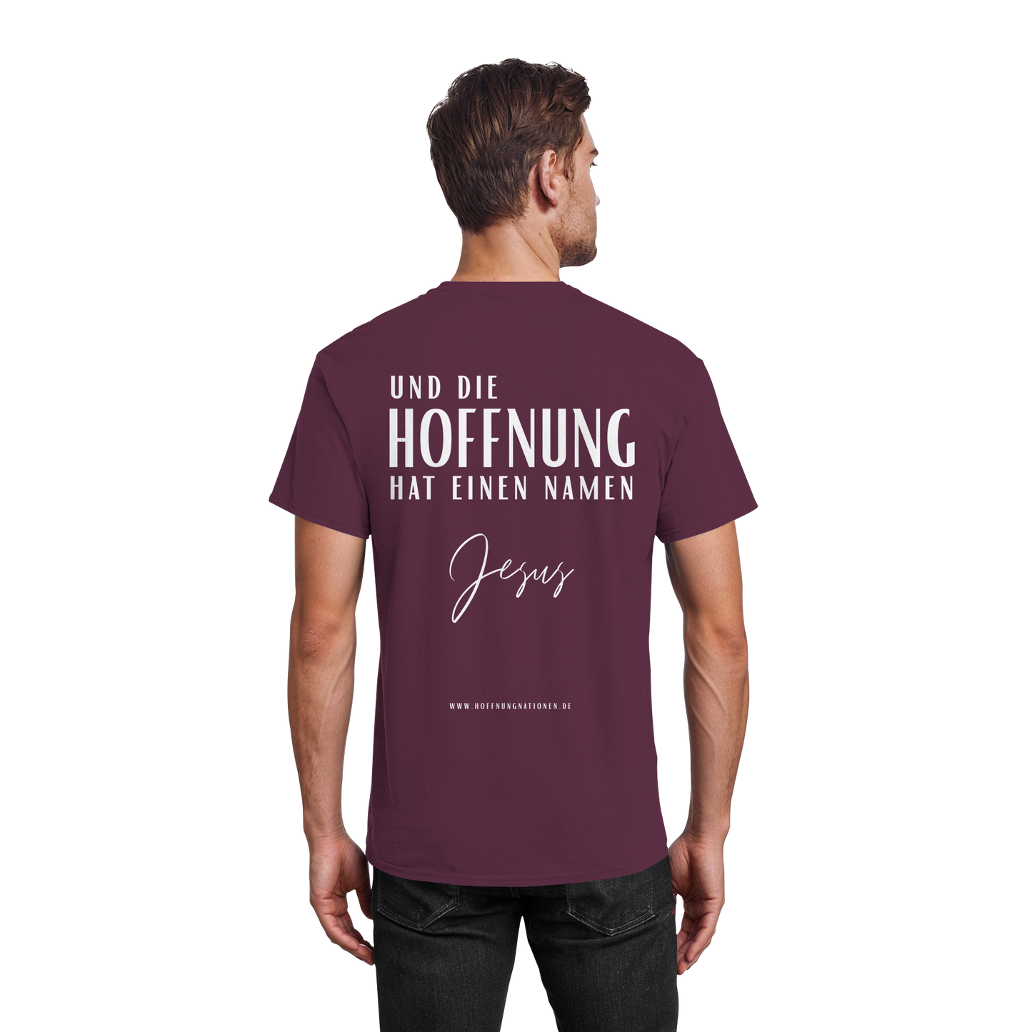 Die Hoffnung hat einen Namen - Jesus - T-Shirt