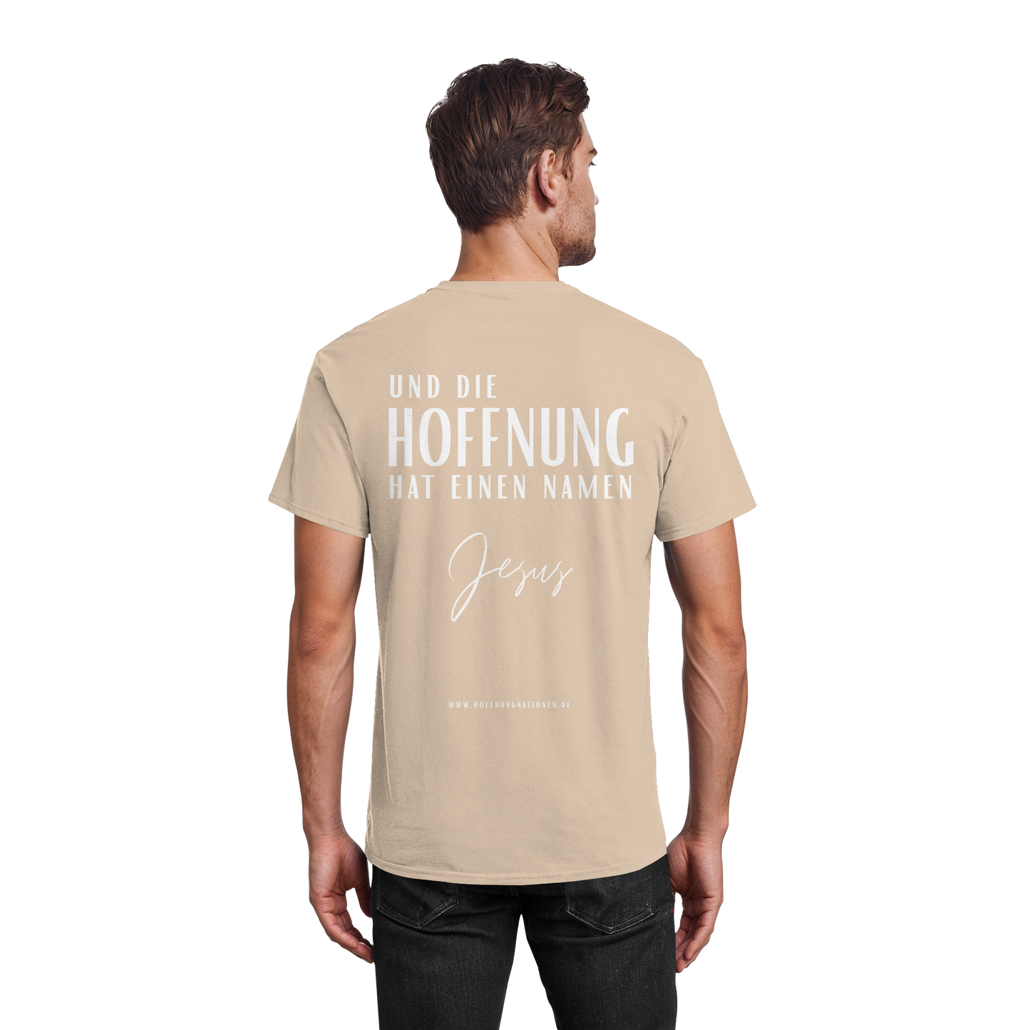 Die Hoffnung hat einen Namen - Jesus - T-Shirt