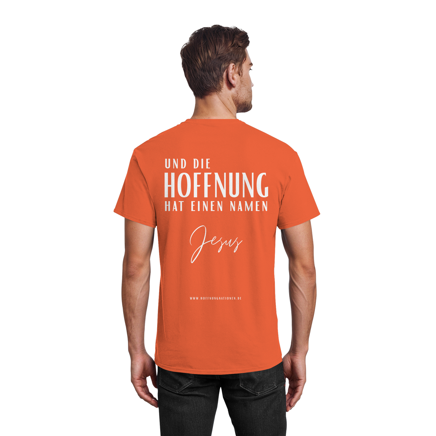 Die Hoffnung hat einen Namen - Jesus - T-Shirt