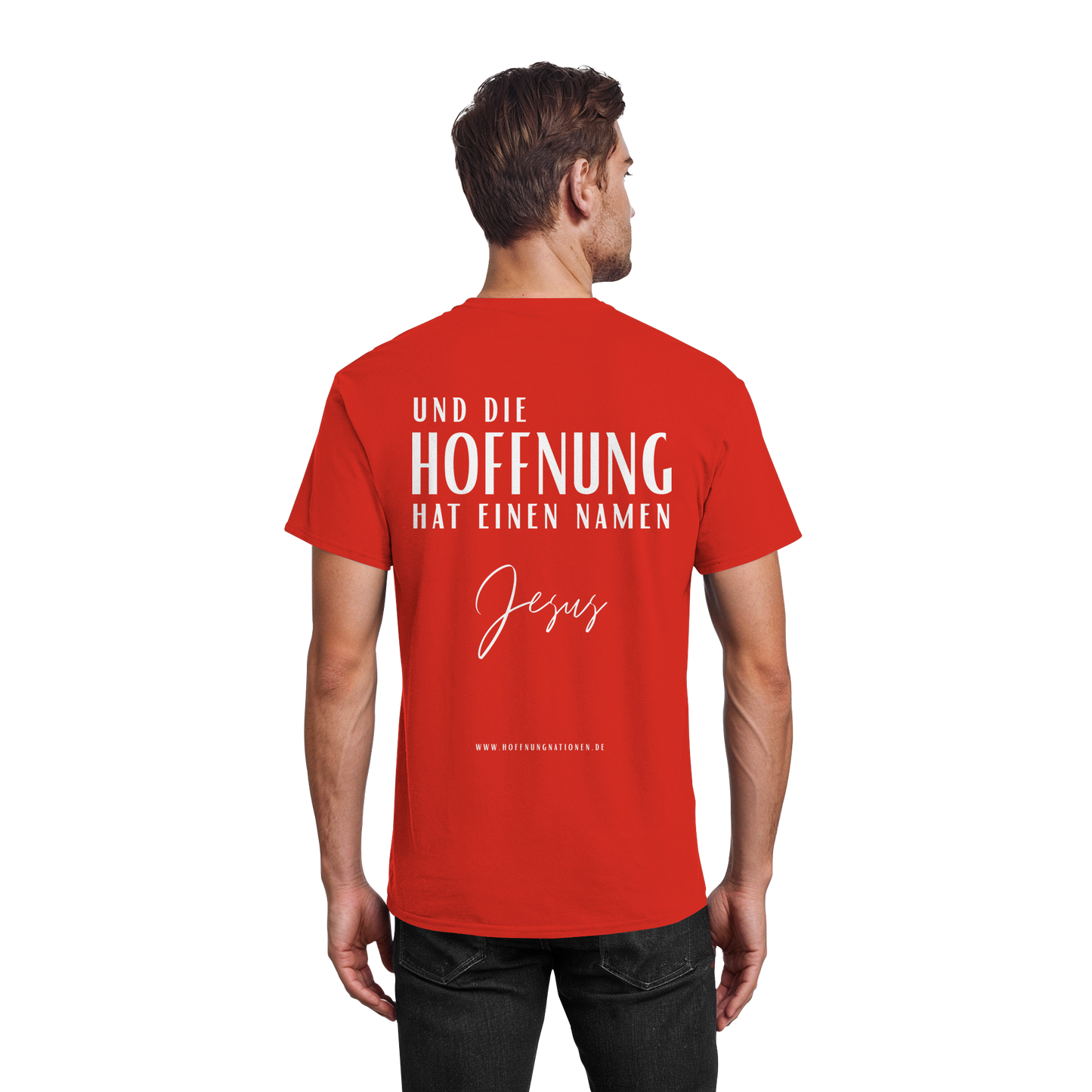 Die Hoffnung hat einen Namen - Jesus - T-Shirt