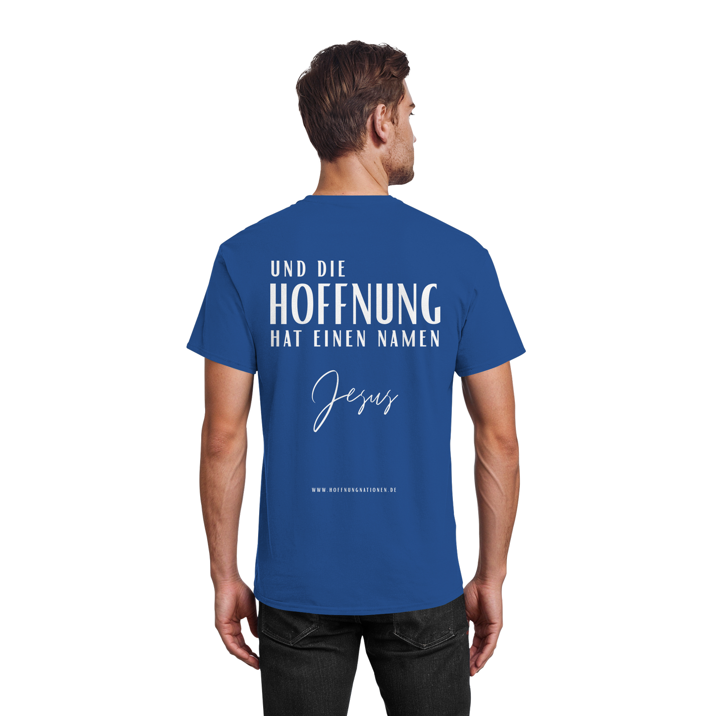 Die Hoffnung hat einen Namen - Jesus - T-Shirt