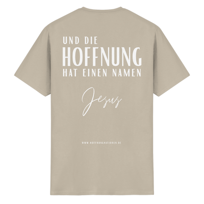 Die Hoffnung hat einen Namen - Jesus - T-Shirt