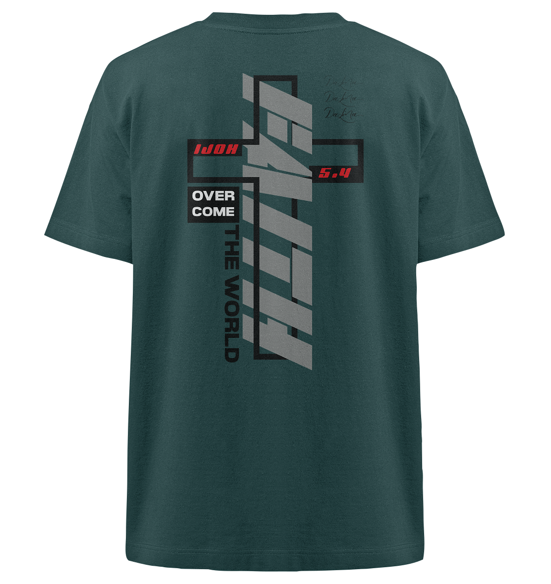Faith overcome the world - Heavy Oversized Shirt