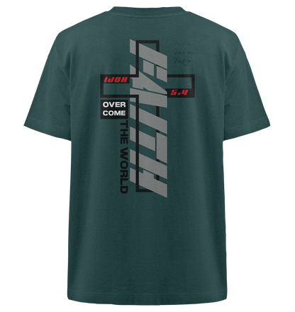 Faith overcome the world - Heavy Oversized Shirt