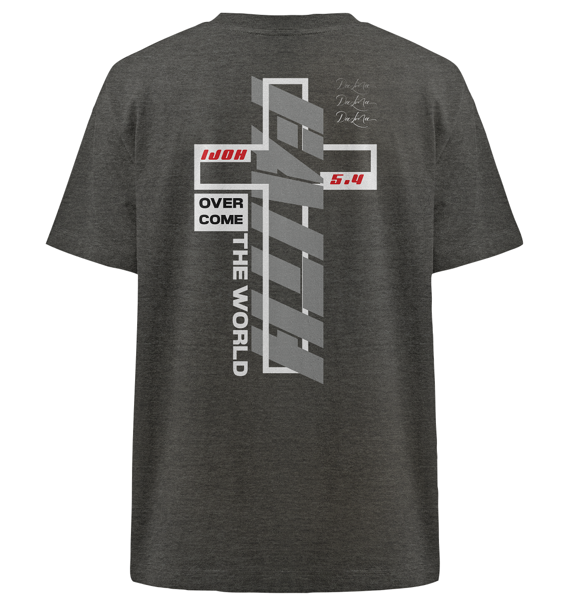 Faith overcome the world - Heavy Oversized Shirt