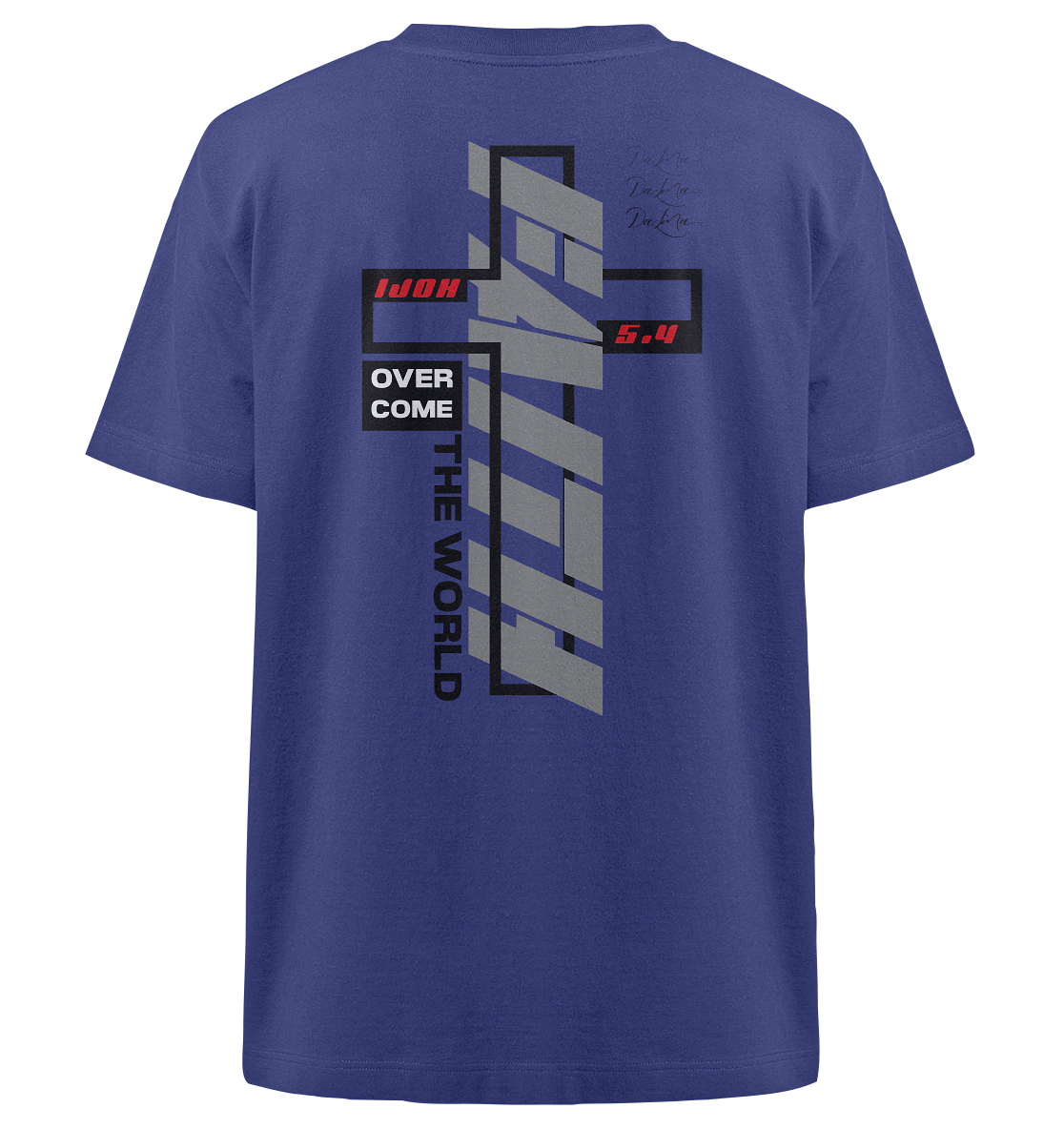 Faith overcome the world - Heavy Oversized Shirt