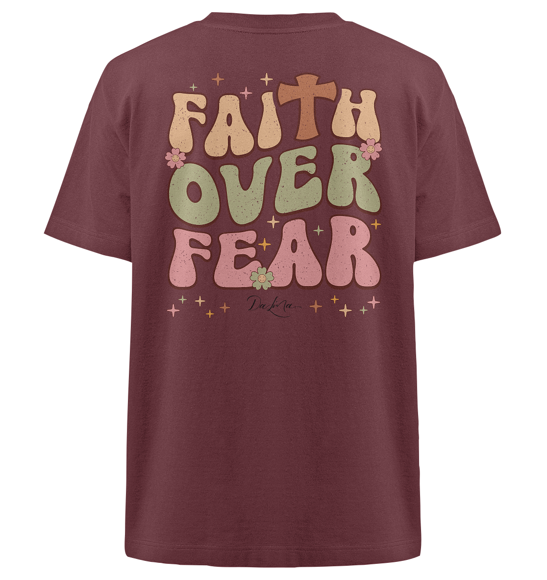 Faith over Fear - Heavy Oversized Shirt
