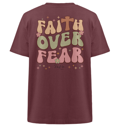 Faith over Fear - Heavy Oversized Shirt