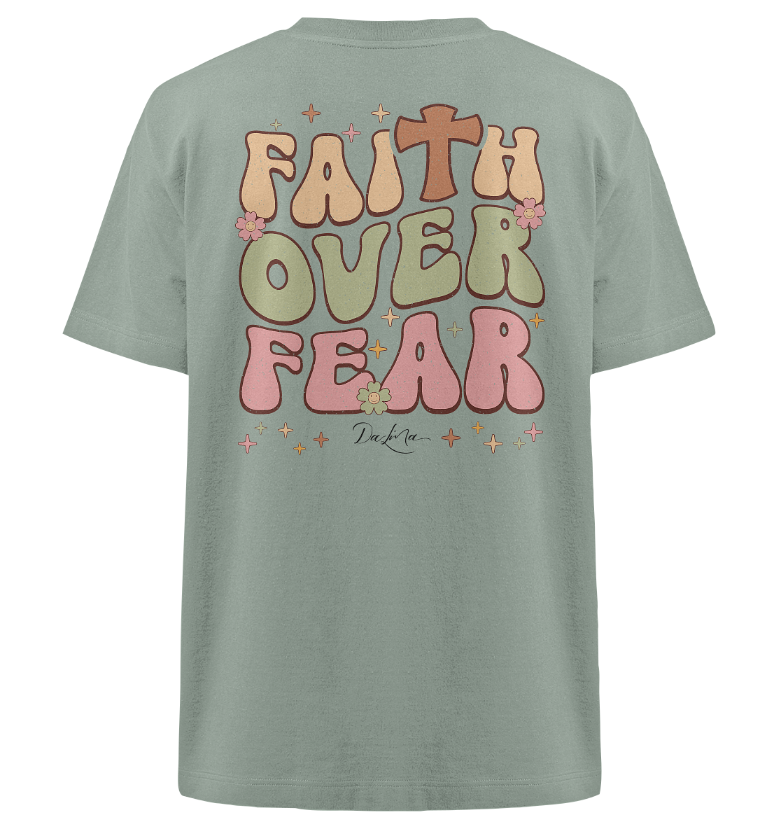 Faith over Fear - Heavy Oversized Shirt