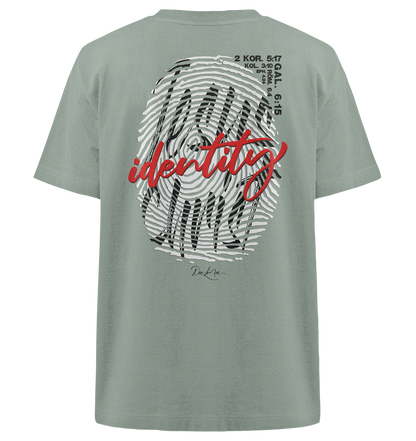 Jesus Christ Identity_Schwarz - Heavy Oversized Organic Shirt