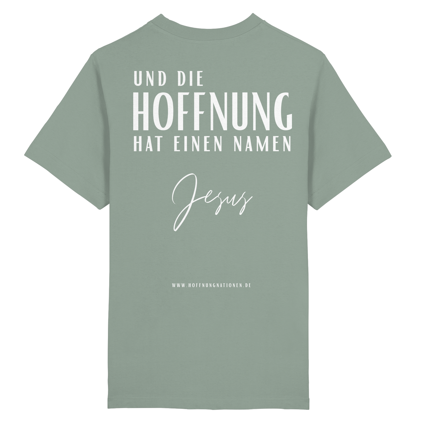 Die Hoffnung hat einen Namen - Jesus - Heavy Oversized Shirt
