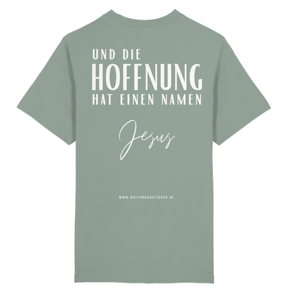 Die Hoffnung hat einen Namen - Jesus - Heavy Oversized Shirt