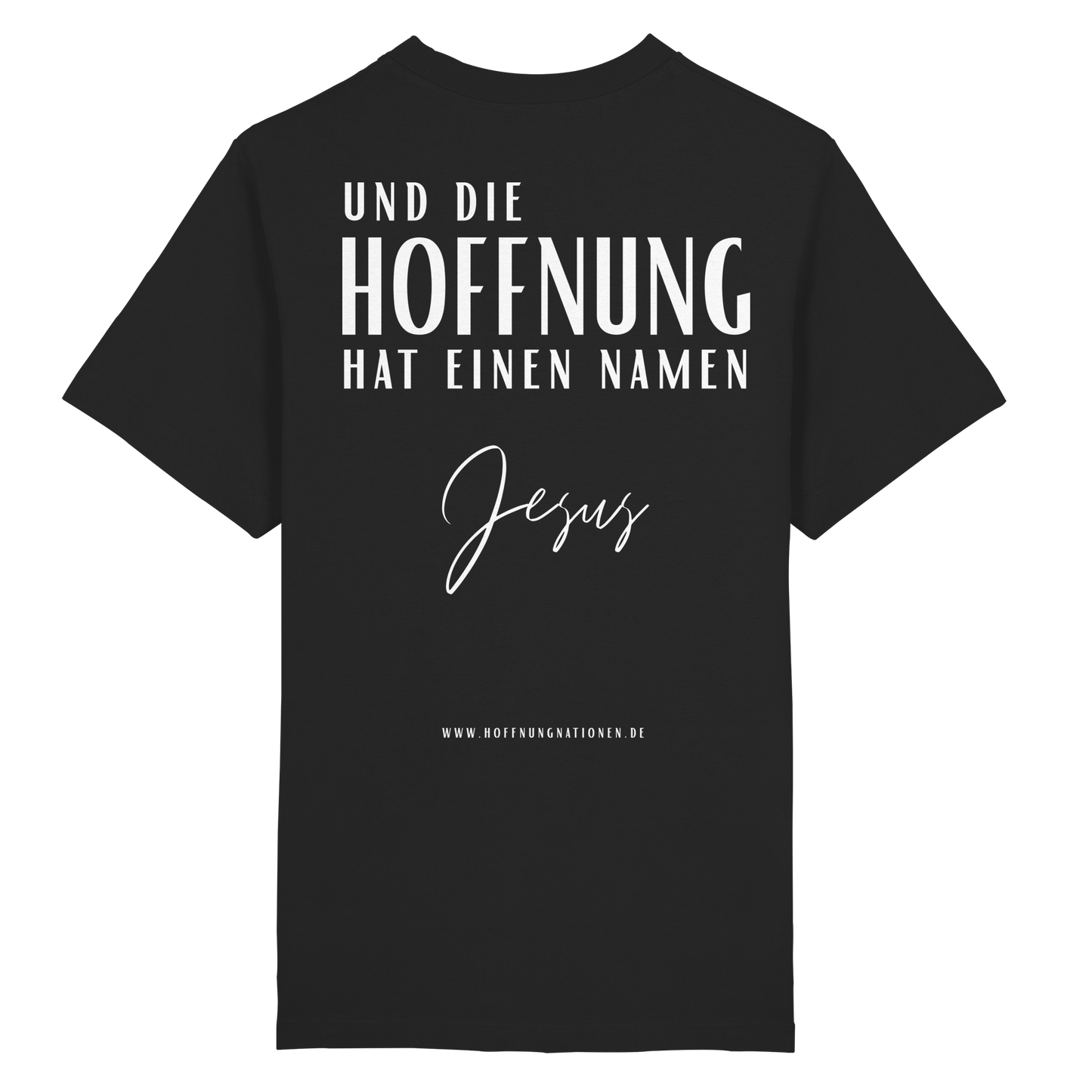 Die Hoffnung hat einen Namen - Jesus - Heavy Oversized Shirt
