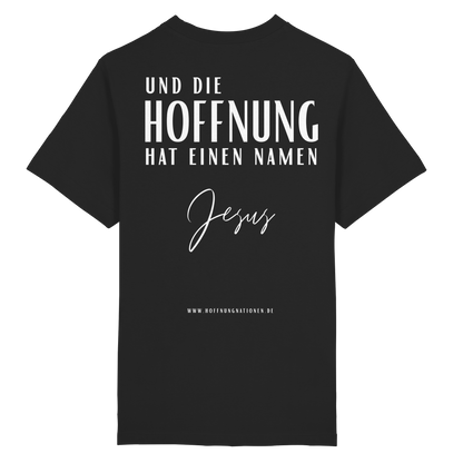 Die Hoffnung hat einen Namen - Jesus - Heavy Oversized Shirt