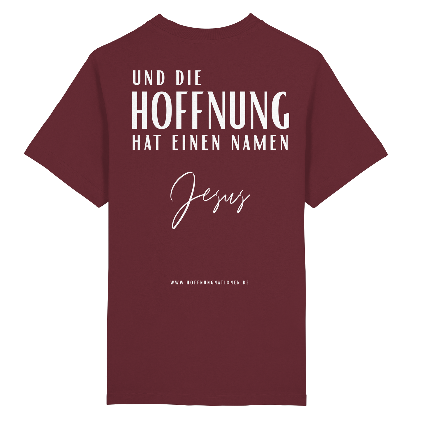 Die Hoffnung hat einen Namen - Jesus - Heavy Oversized Shirt