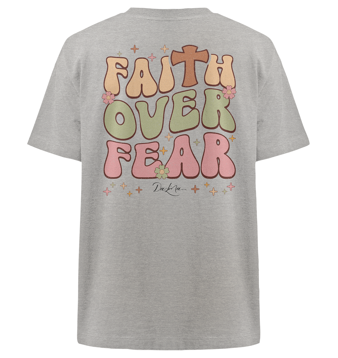 Faith over Fear - Heavy Oversized Shirt