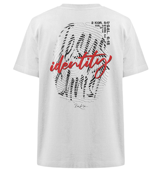 Jesus Christ Identity_Schwarz - Heavy Oversized Organic Shirt