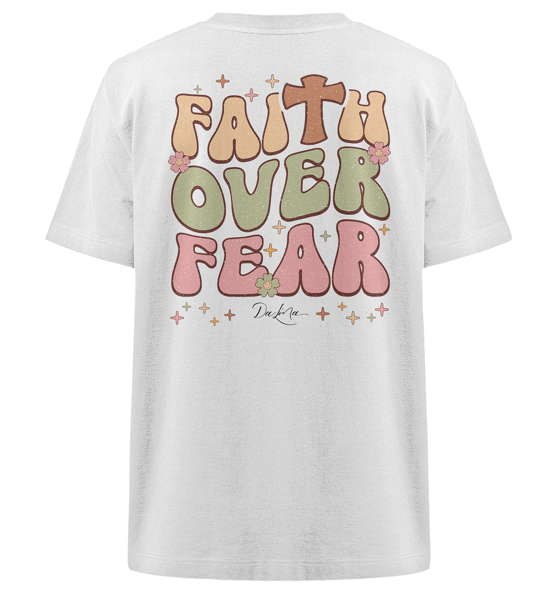 Faith over Fear - Heavy Oversized Shirt