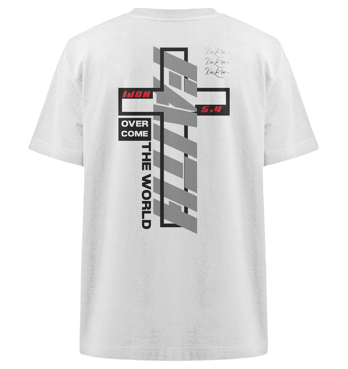 Faith overcome the world - Heavy Oversized Shirt