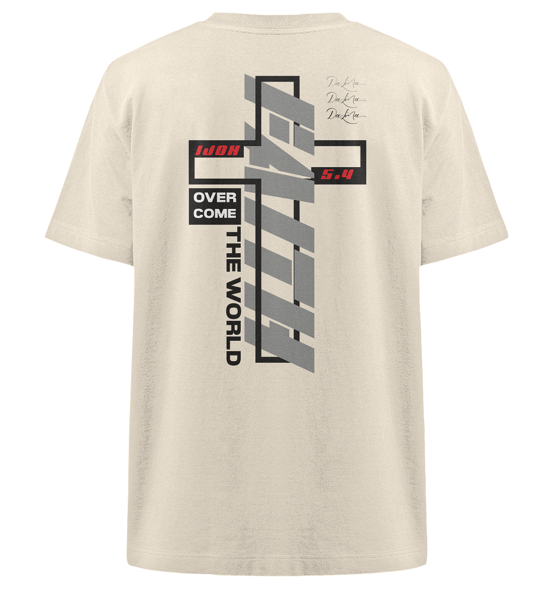 Faith overcome the world - Heavy Oversized Shirt