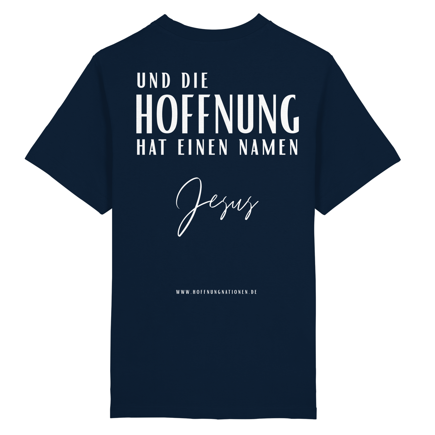 Die Hoffnung hat einen Namen - Jesus - Heavy Oversized Shirt