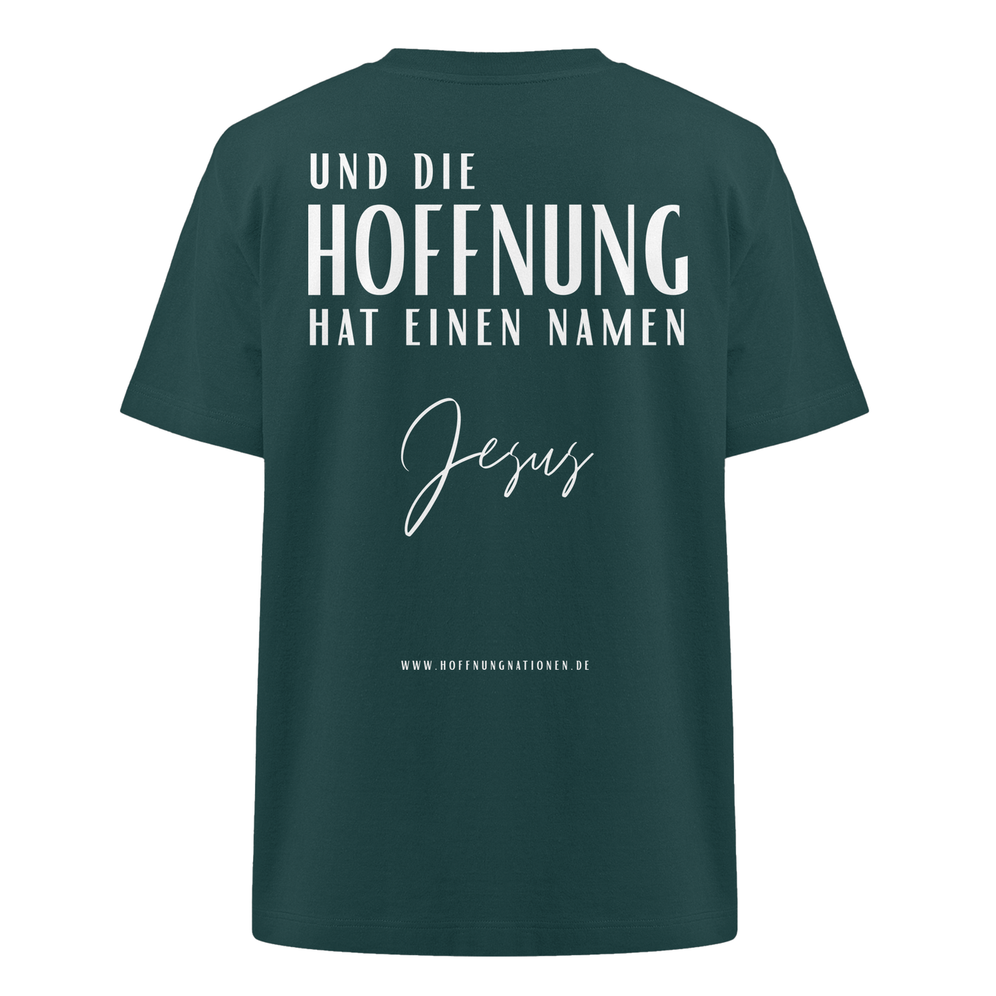 Die Hoffnung hat einen Namen - Jesus - Heavy Oversized Shirt