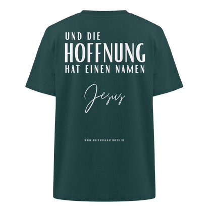 Die Hoffnung hat einen Namen - Jesus - Heavy Oversized Shirt