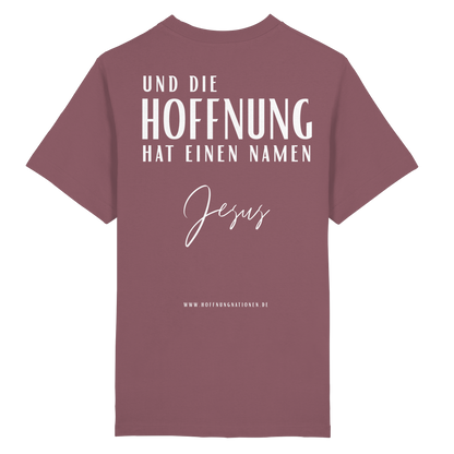 Die Hoffnung hat einen Namen - Jesus - Heavy Oversized Shirt