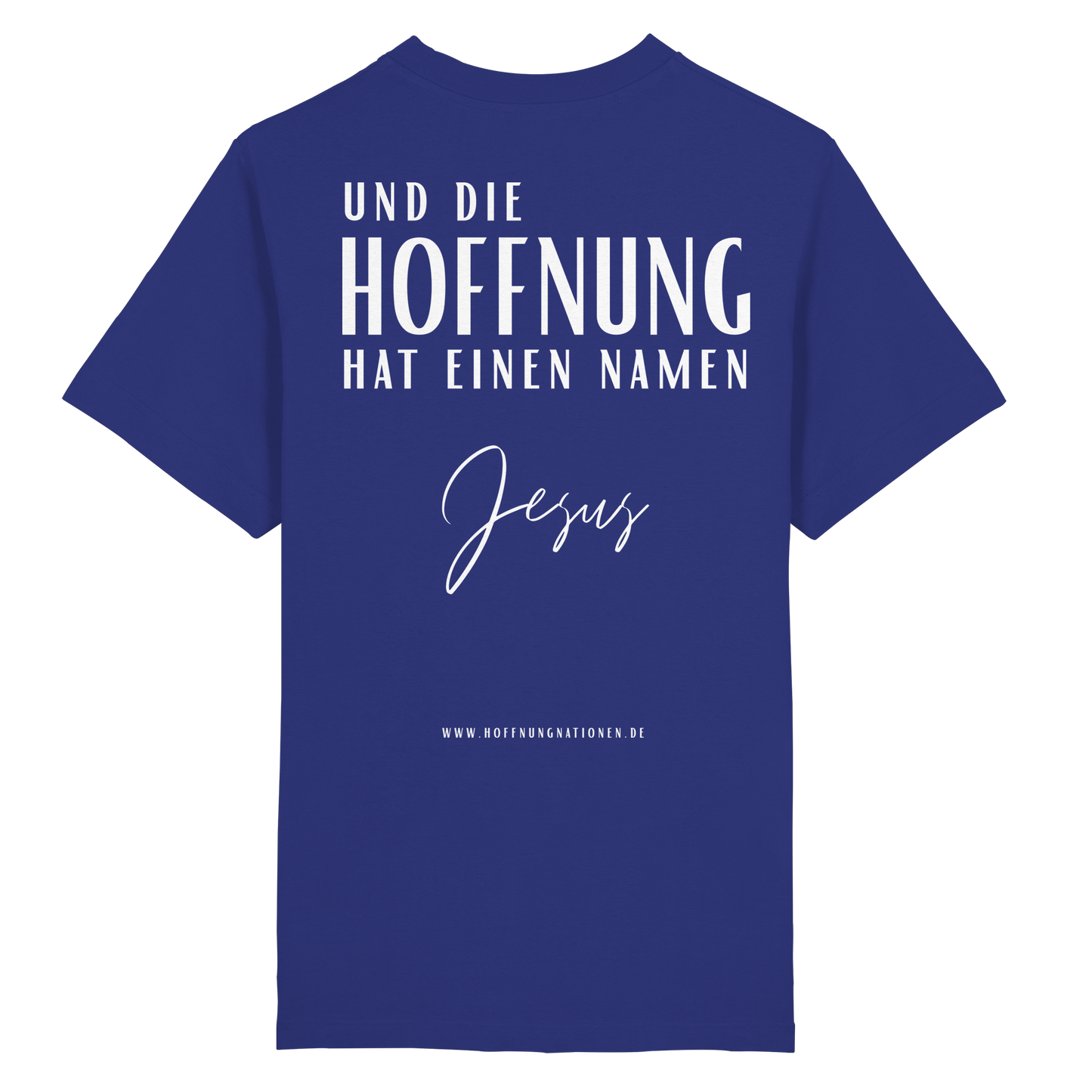 Die Hoffnung hat einen Namen - Jesus - Heavy Oversized Shirt
