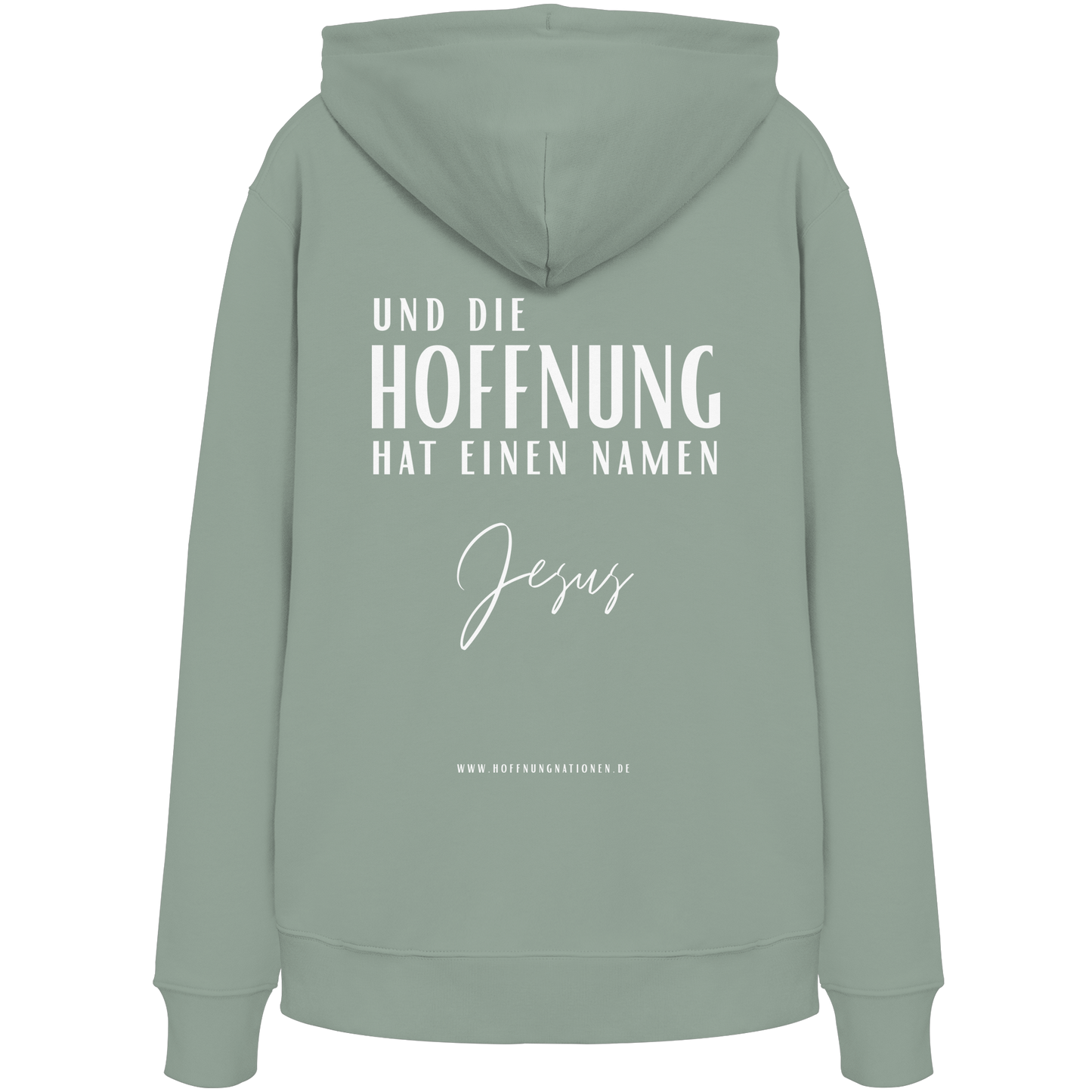 Die Hoffnung hat einen Namen - Jesus - Organic Hoodie