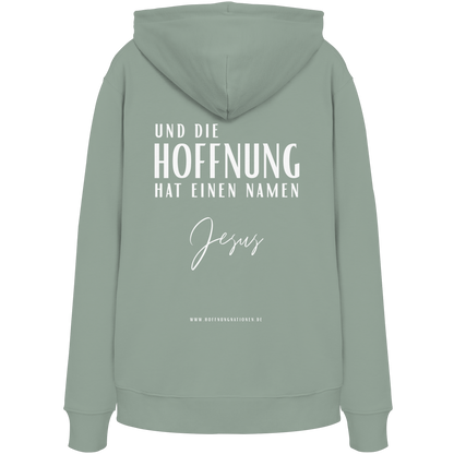 Die Hoffnung hat einen Namen - Jesus - Organic Hoodie