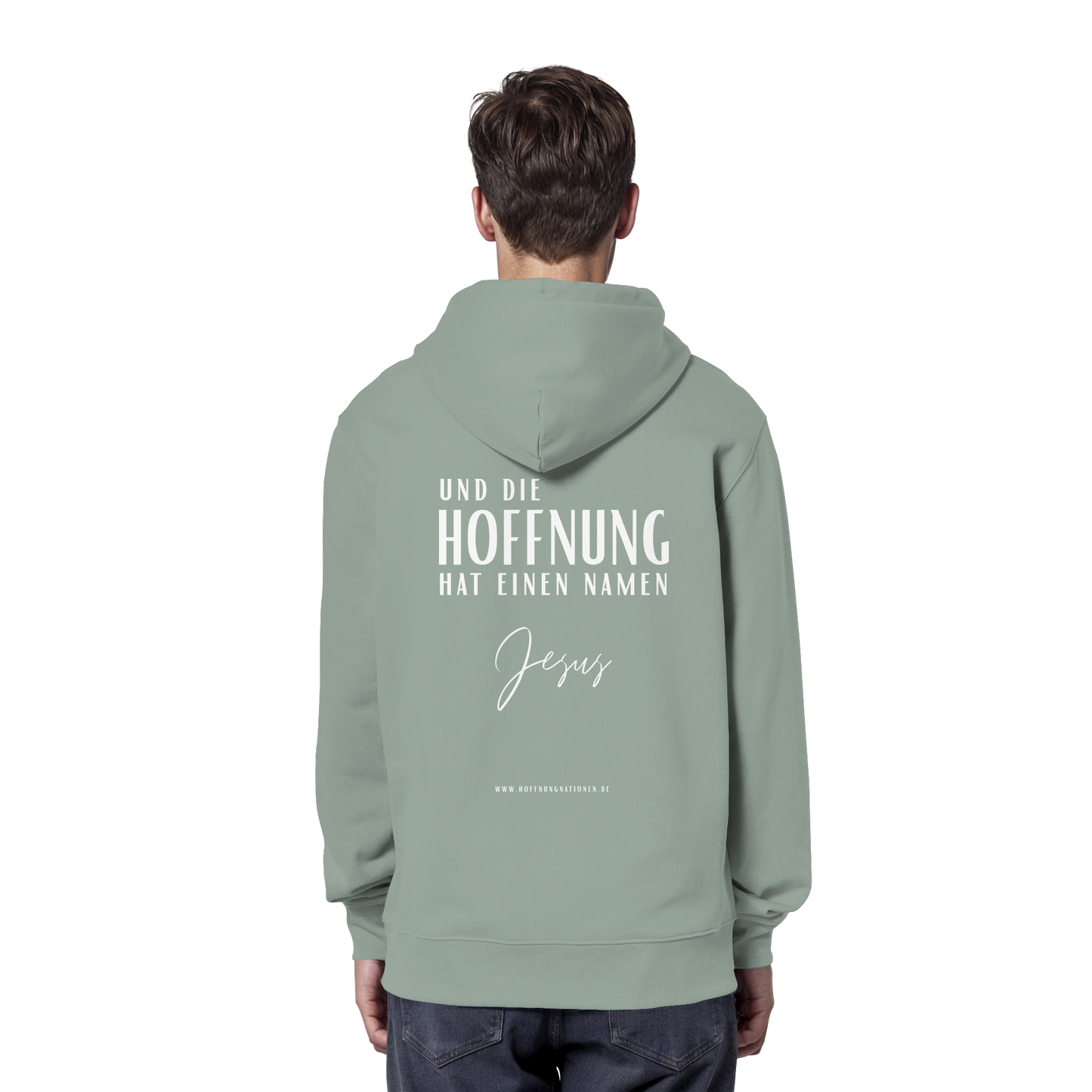 Die Hoffnung hat einen Namen - Jesus - Organic Hoodie