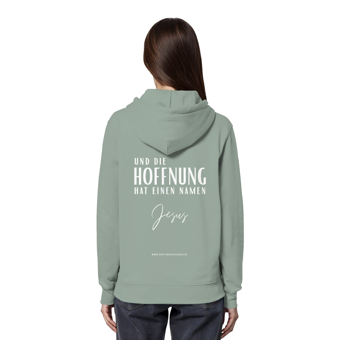 Die Hoffnung hat einen Namen - Jesus - Organic Hoodie