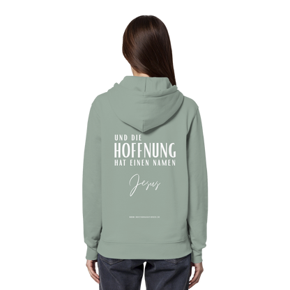 Die Hoffnung hat einen Namen - Jesus - Organic Hoodie