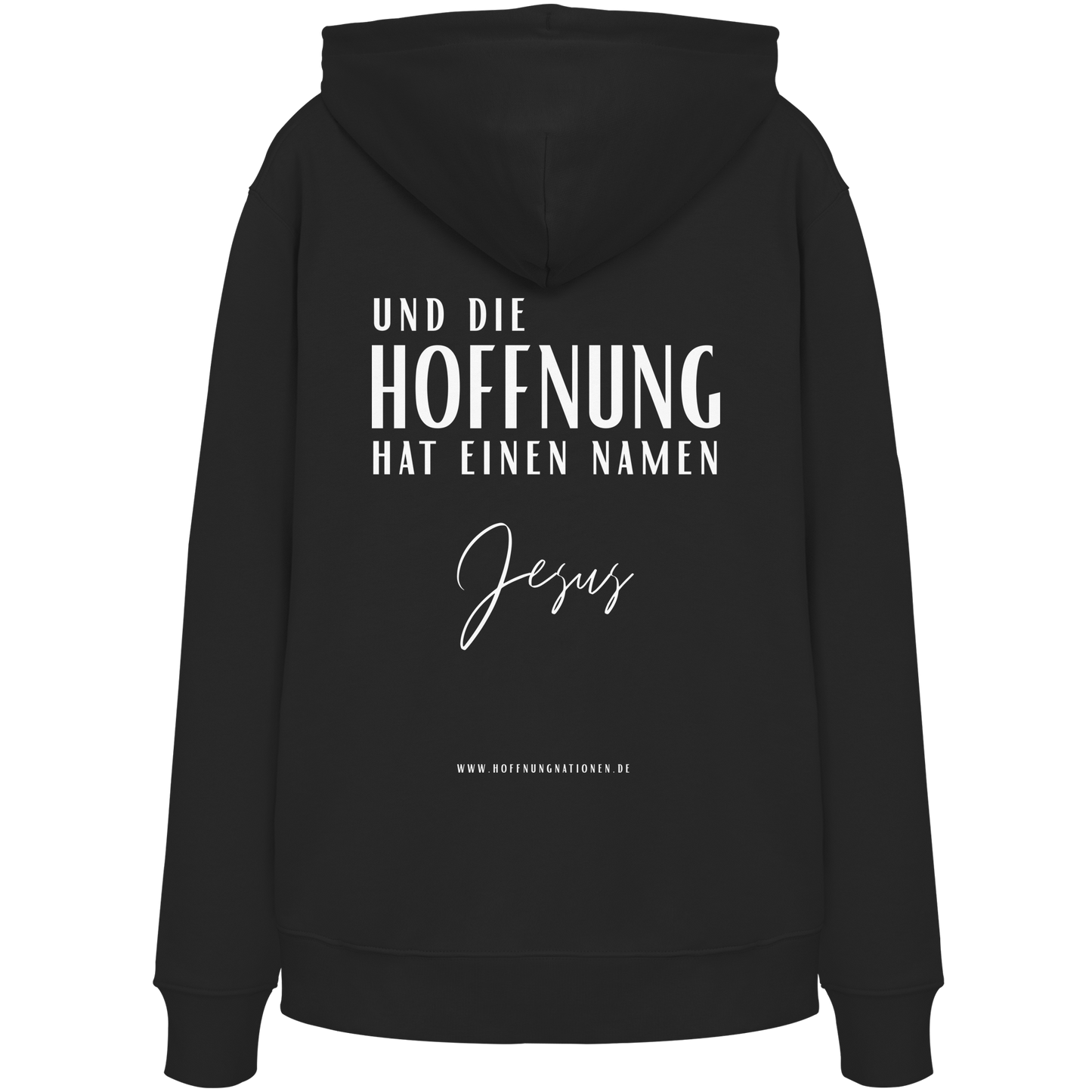Die Hoffnung hat einen Namen - Jesus - Organic Hoodie