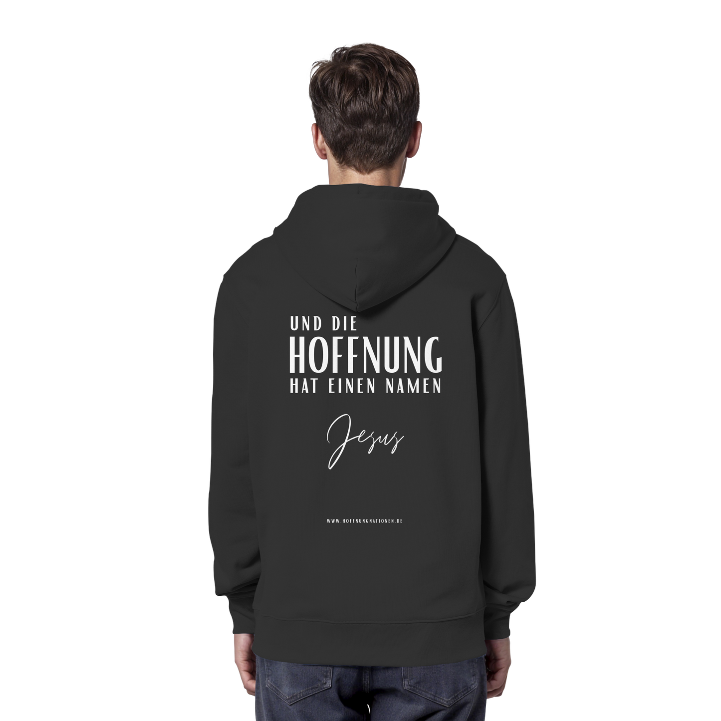 Die Hoffnung hat einen Namen - Jesus - Organic Hoodie