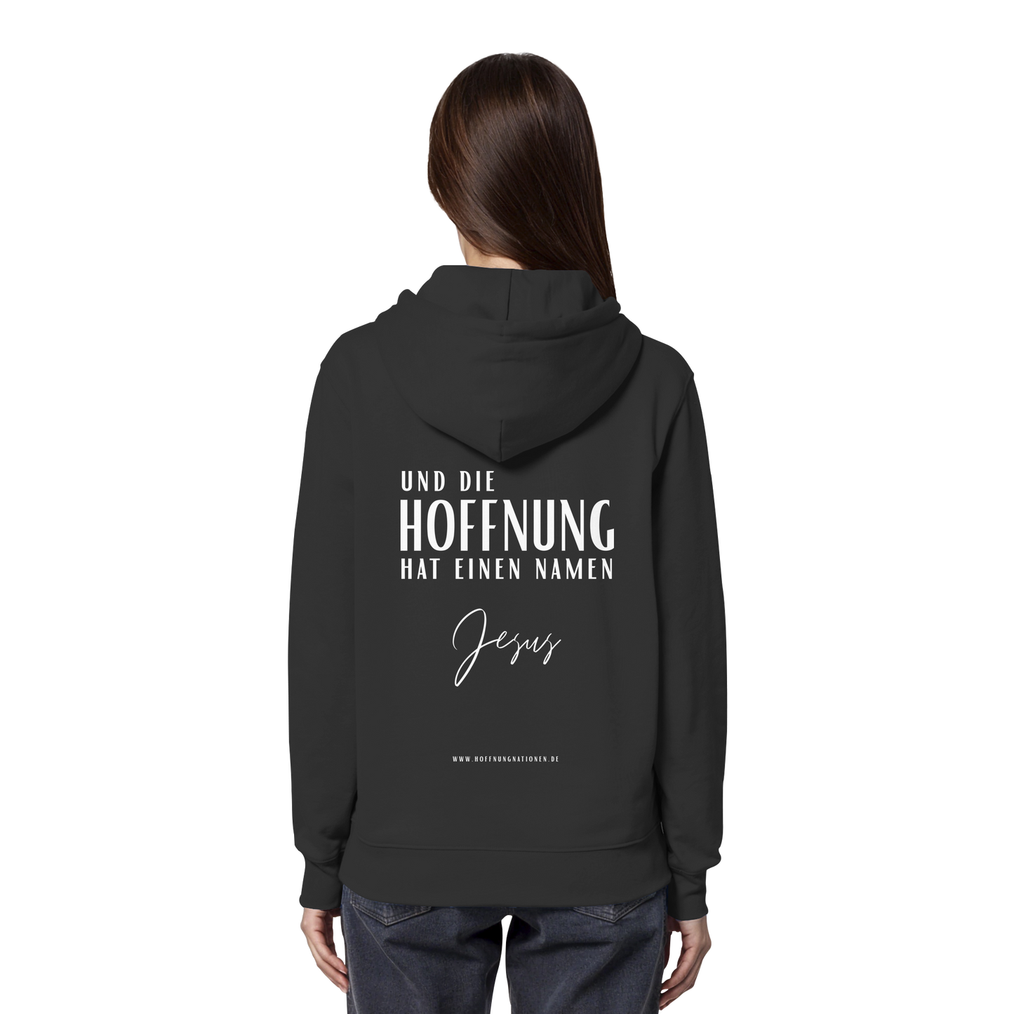 Die Hoffnung hat einen Namen - Jesus - Organic Hoodie