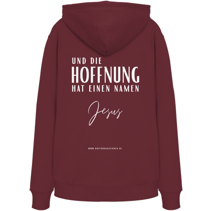 Die Hoffnung hat einen Namen - Jesus - Organic Hoodie