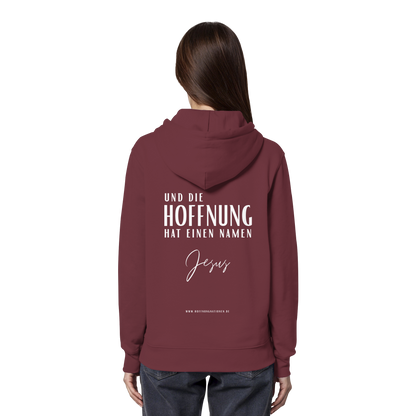 Die Hoffnung hat einen Namen - Jesus - Organic Hoodie