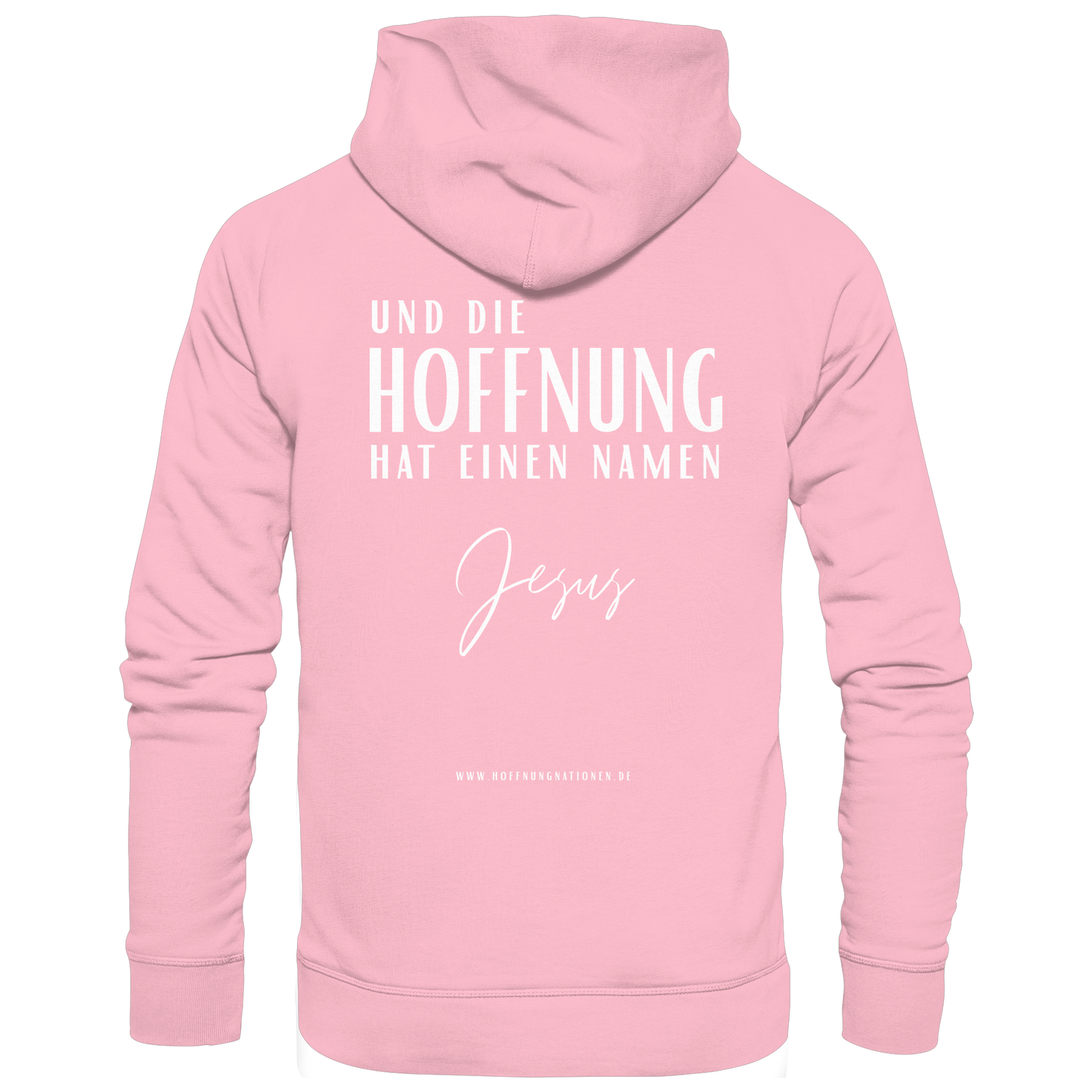 Die Hoffnung hat einen Namen - Jesus - Organic Hoodie