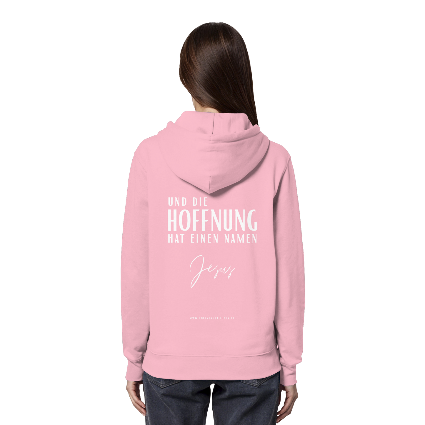 Die Hoffnung hat einen Namen - Jesus - Organic Hoodie