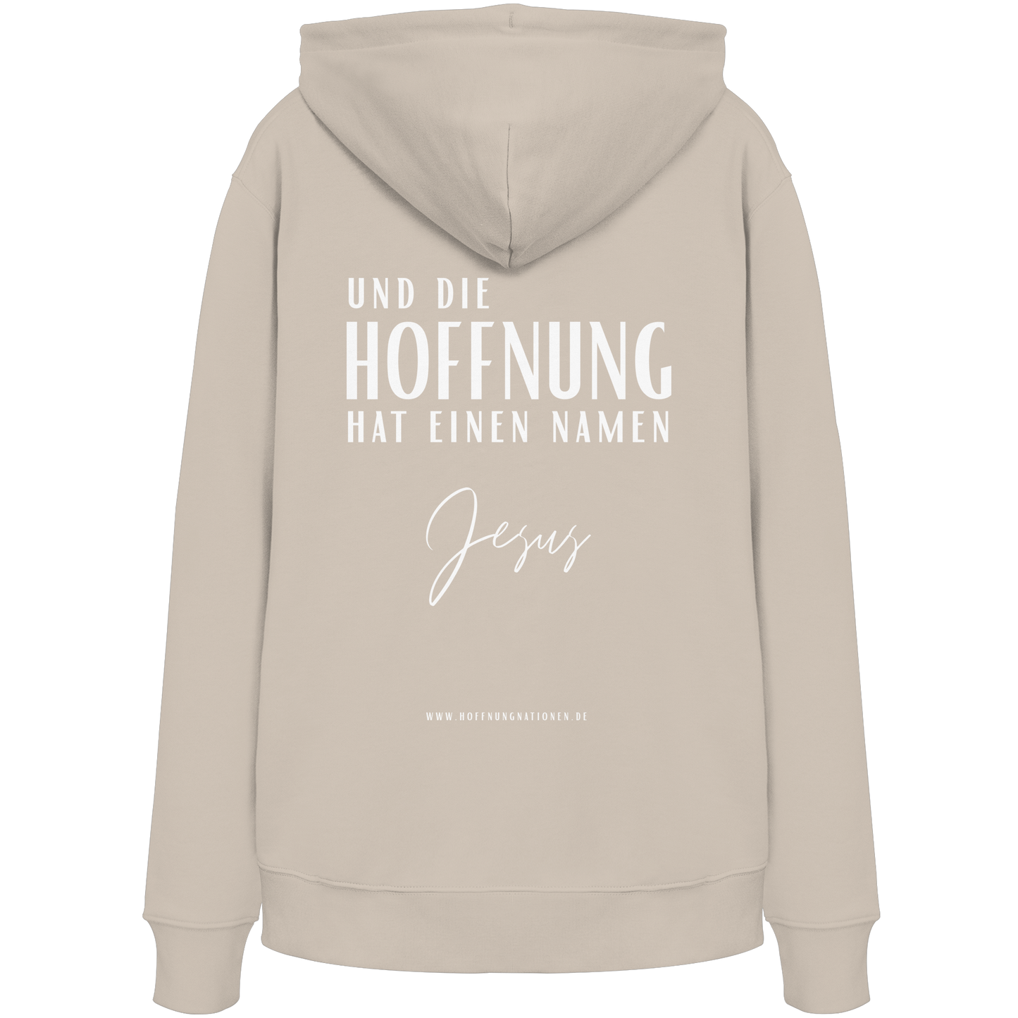Die Hoffnung hat einen Namen - Jesus - Organic Hoodie