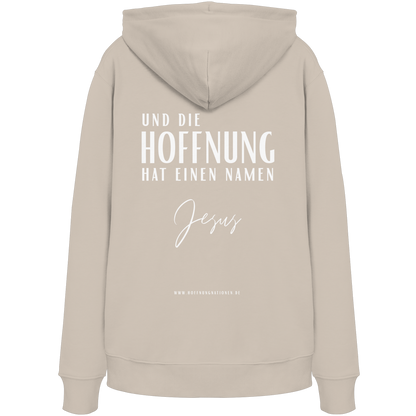 Die Hoffnung hat einen Namen - Jesus - Organic Hoodie
