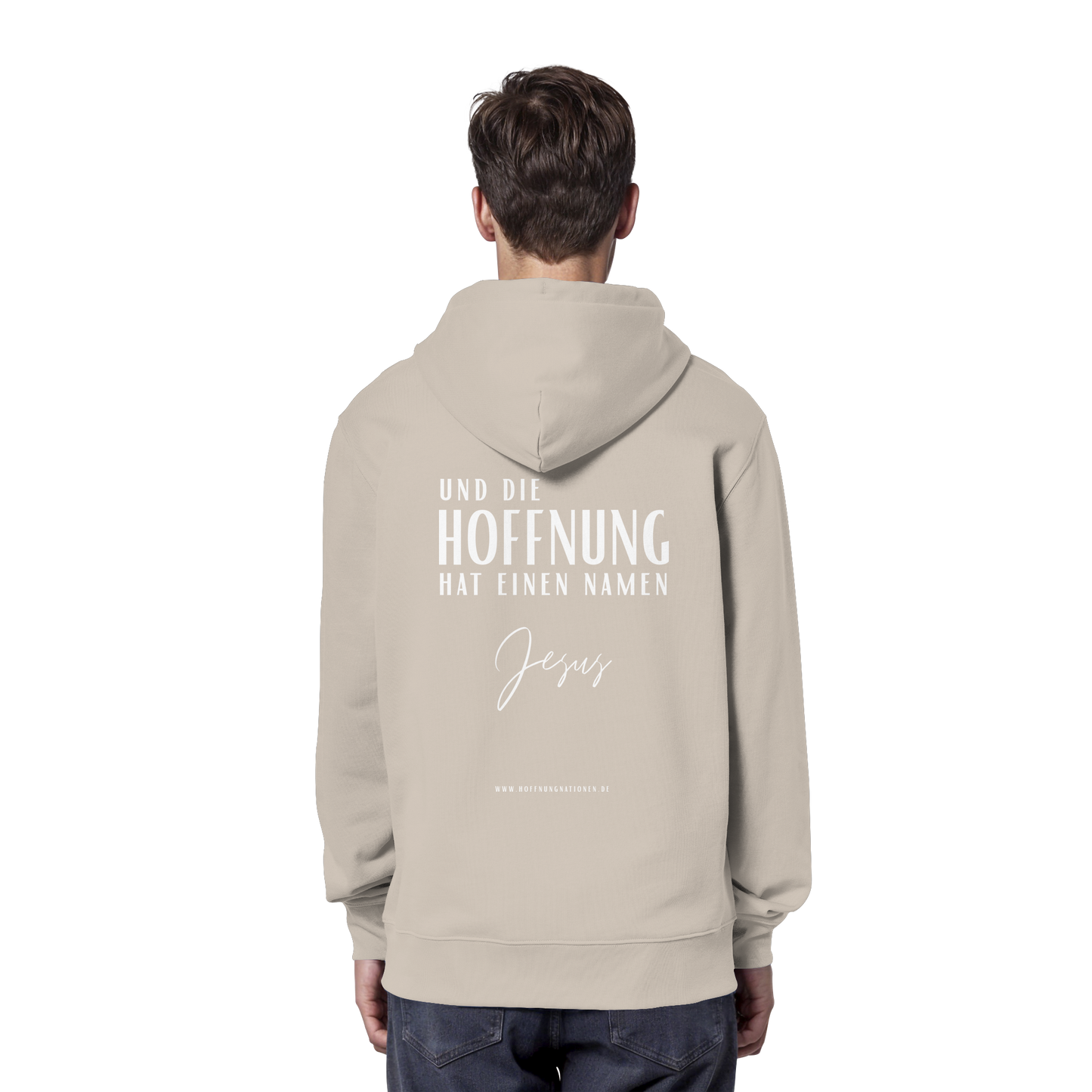 Die Hoffnung hat einen Namen - Jesus - Organic Hoodie